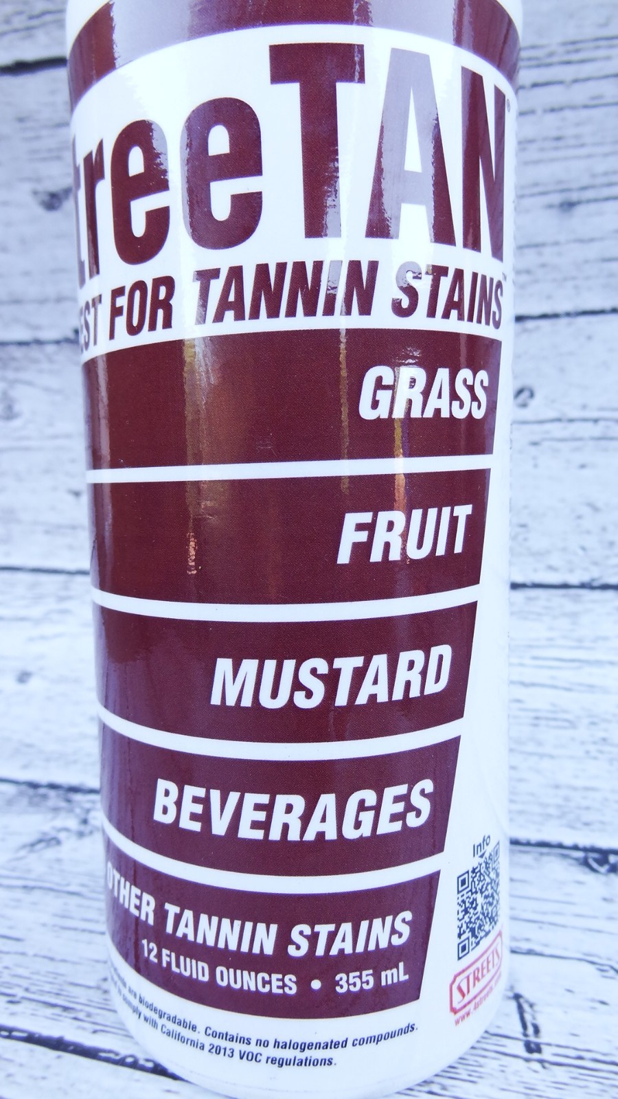 StreeTan Tannin Spotter Grass Fruit Mustard Beverages & Other Stains 12 fl oz