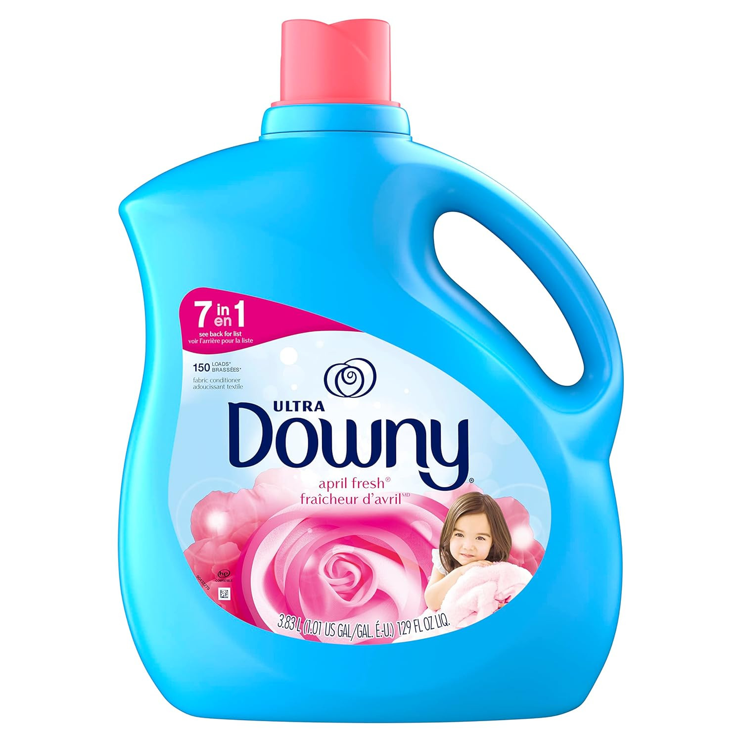 Downy Cool Cotton 2‑in‑1 Fabric Softener 140oz 190 Loads Fresh