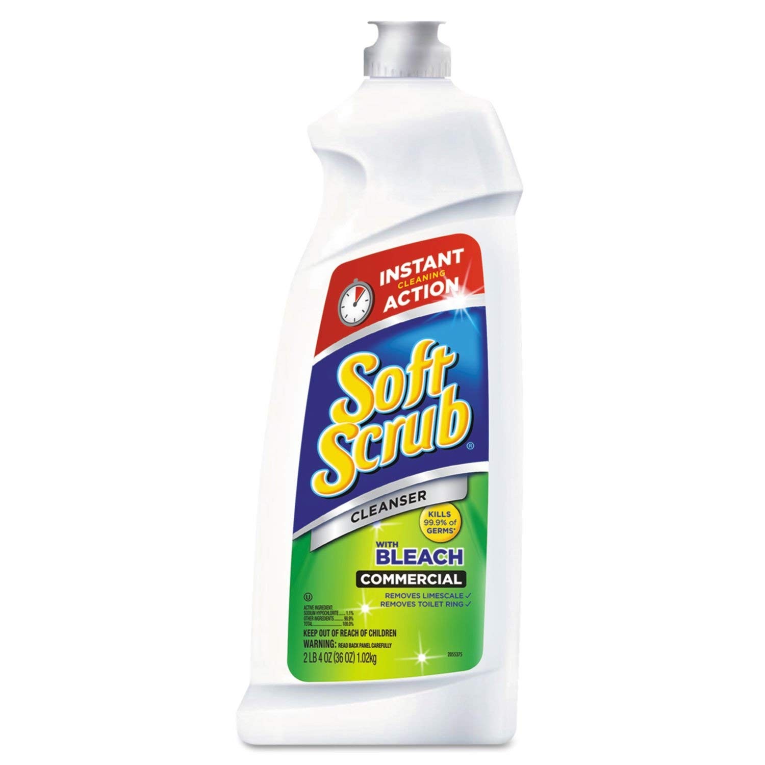 Soft Scrub Cleanser with Bleach Antibacterial 36oz 6 Pack 15519CT