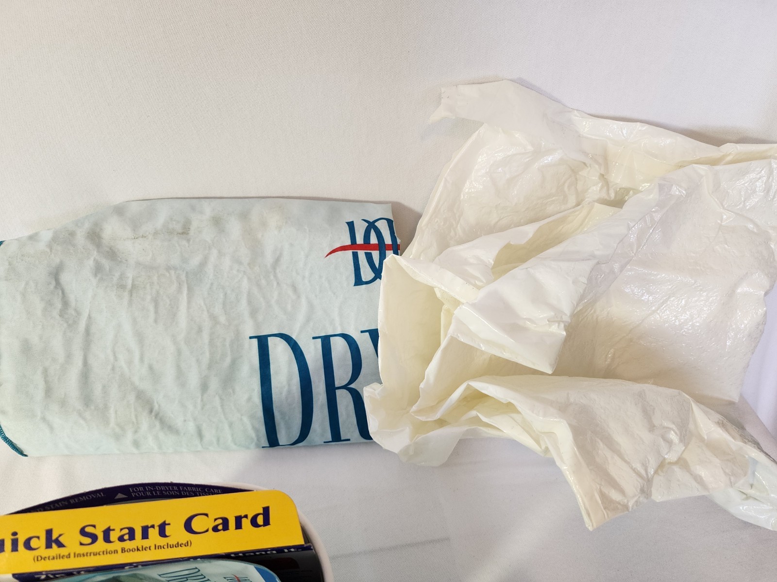 Dryel Starter Kit Lot Dry Clean At Home Original Scent w/ Bags, 10 Cloths