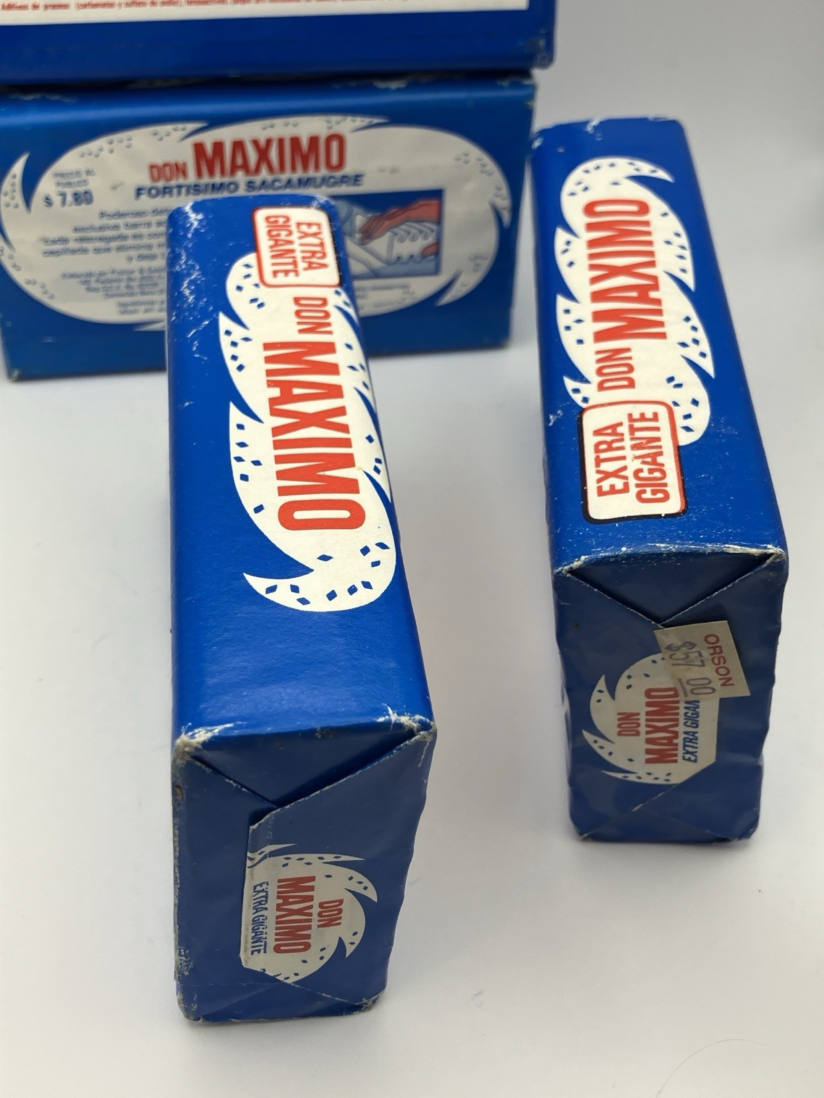 Don Maximo Extra Gigante Vintage Laundry Bar Soap Detergent Mexico Lot 4 bars