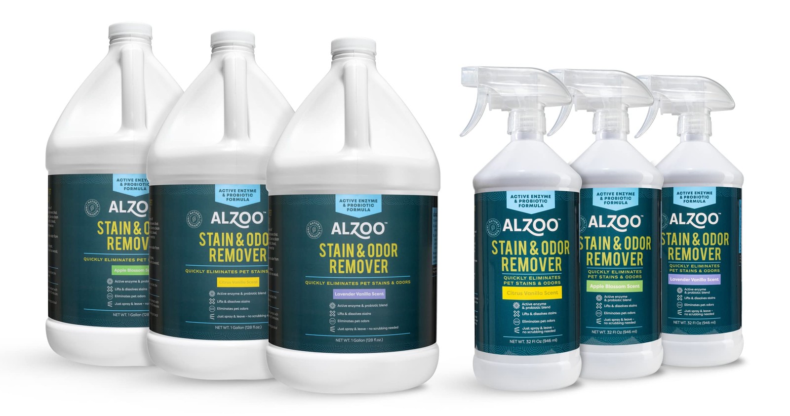 Pet Stain & Odor Spray for Dog & Cat Urine, Carpet, Furniture & Floors | Acti…