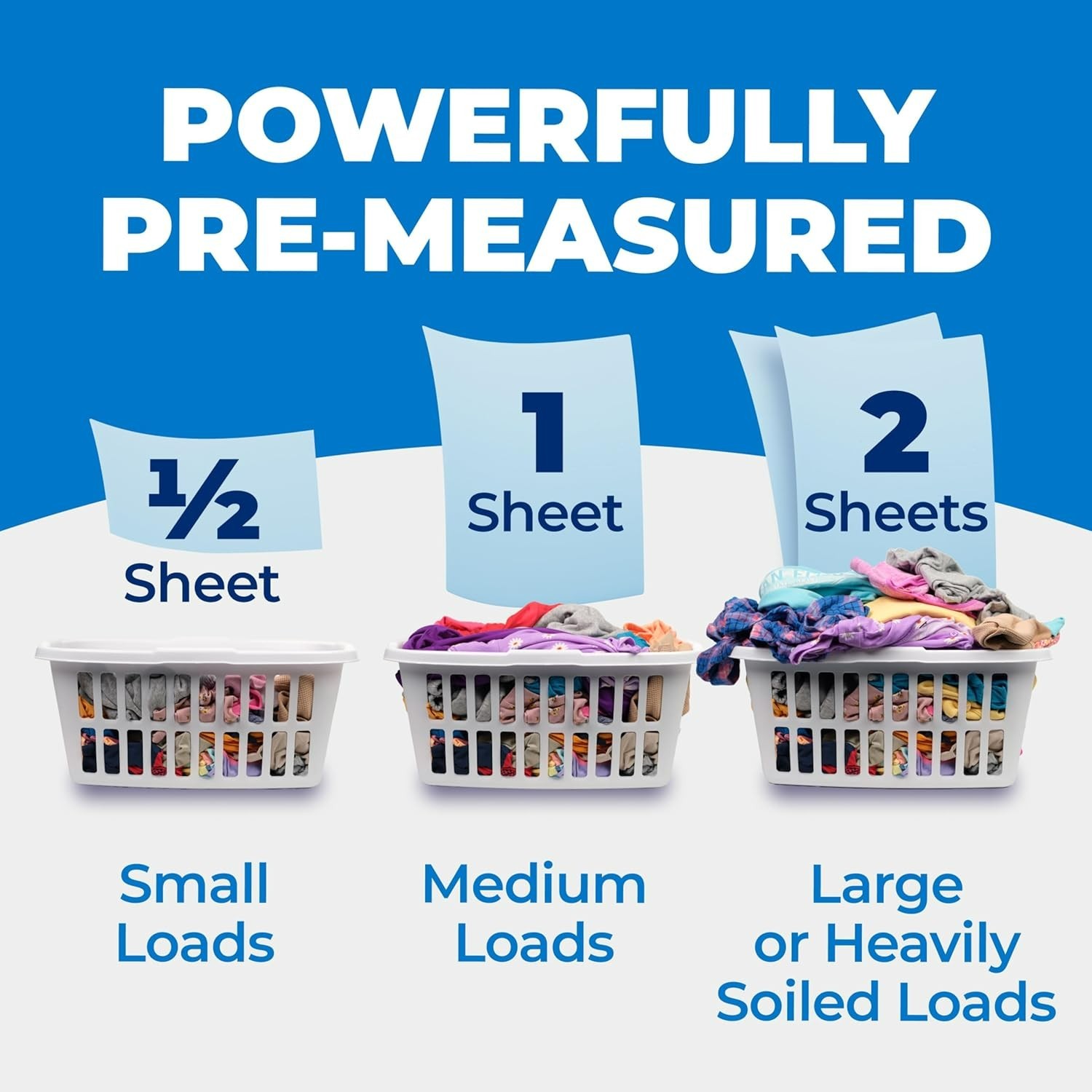 Arm & Hammer Power Sheets Laundry Detergent Fresh Linen 50ct up to 100 Loads