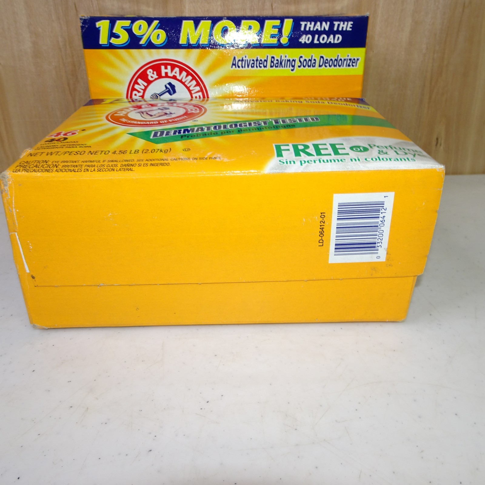 Arm Hammer Free & Clear 46 Loads Concentrated Powder Laundry Detergent Hard READ