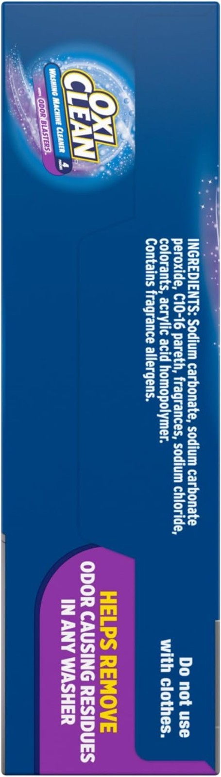 Washing Machine Cleaner with Odor Blasters, 4 Count
