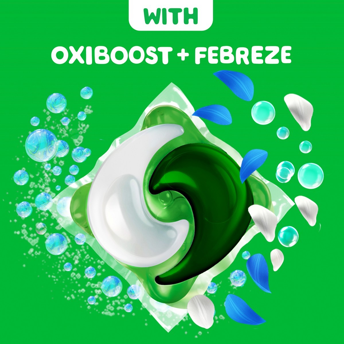Gain Waterfall Delight Flings OXI Laundry Detergent – 60ct