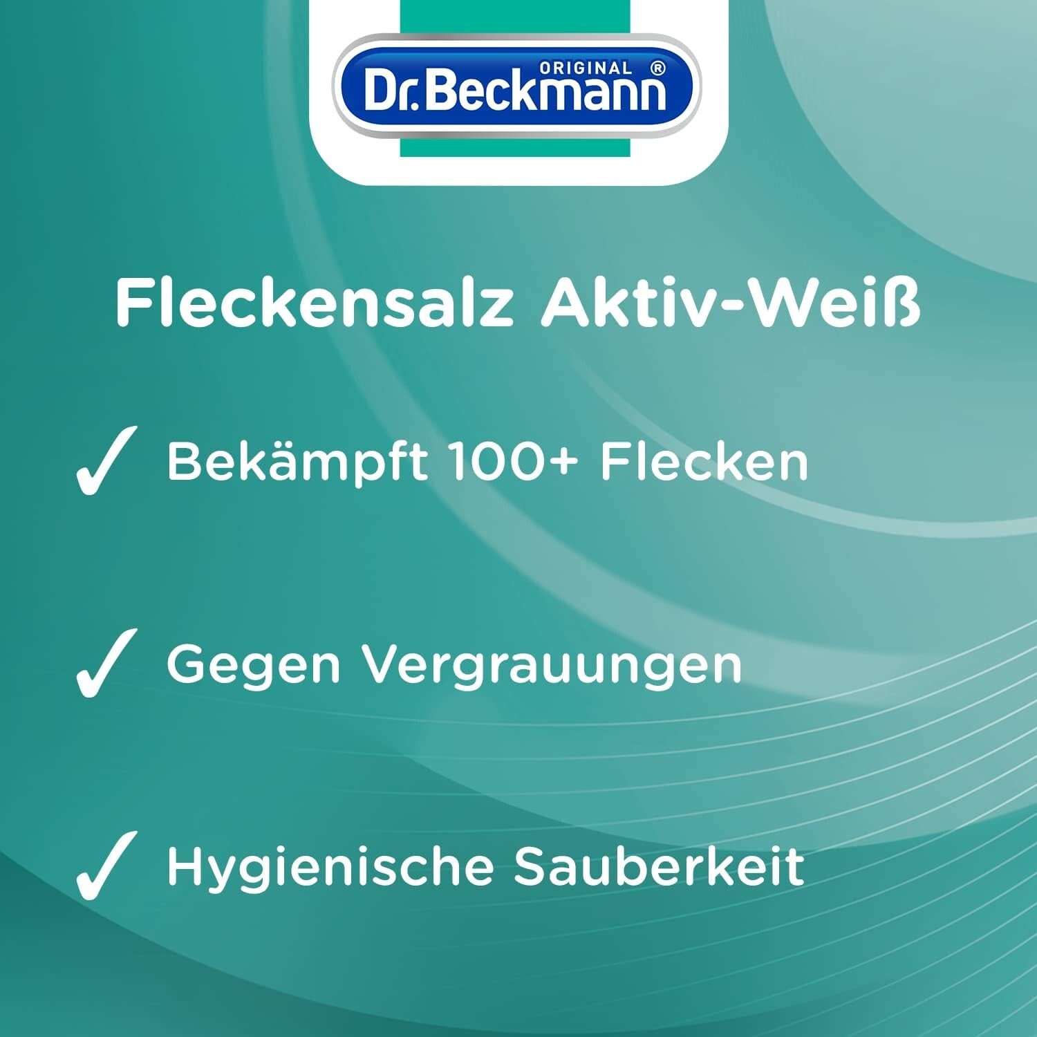 Dr. Beckmann Stain Salt Active White 400g against Stains incl. Measuring Spoon