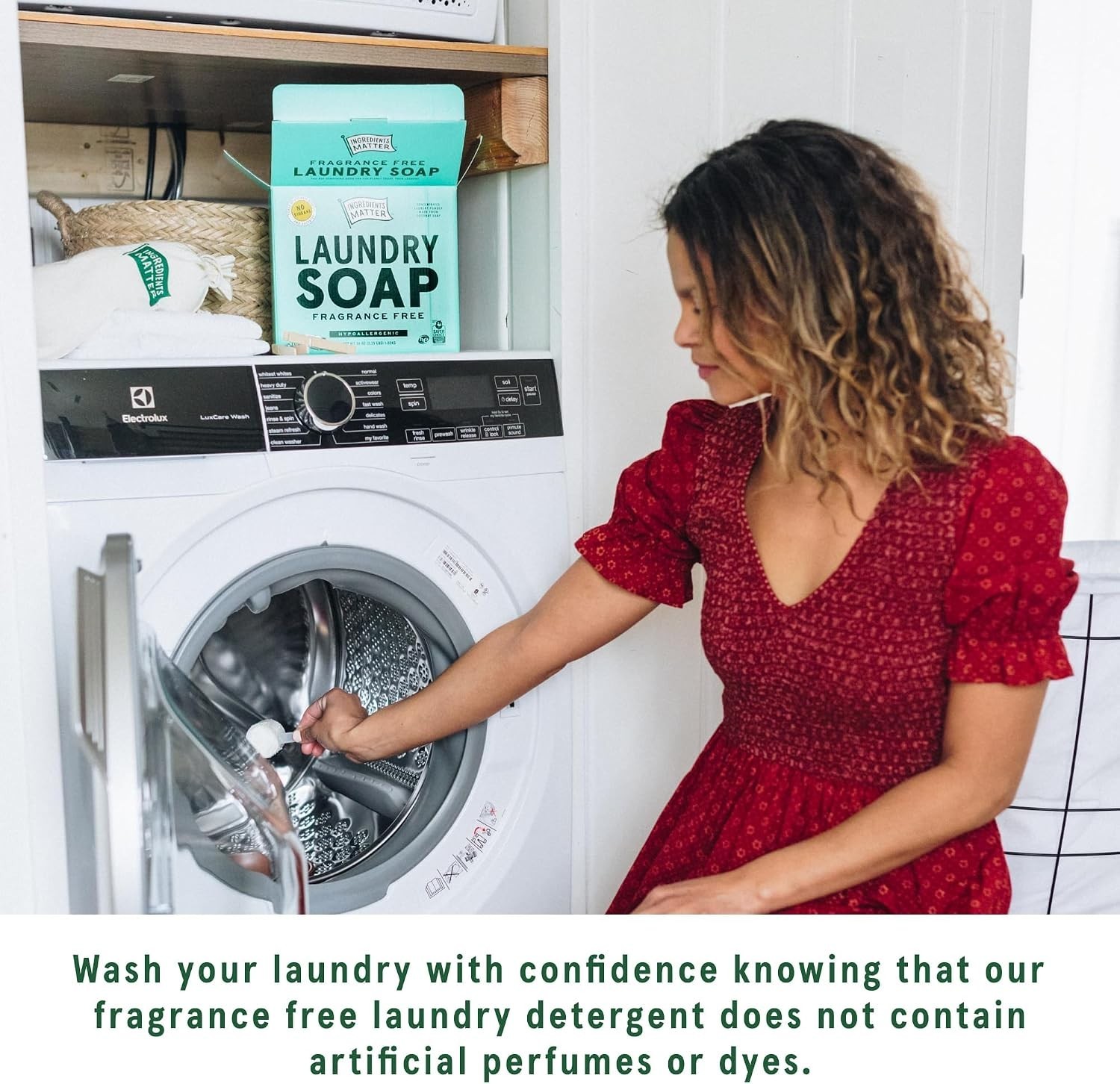 Powder Laundry Soap – Fragrance Free, Hypoallergenic Detergent, Natural & Eco…