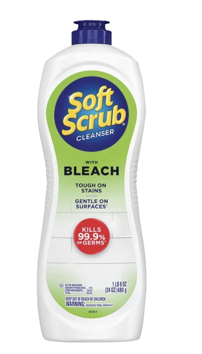Soft Scrub with Bleach Cleaner 24 oz Bathroom & Kitchen Surface Cleaner