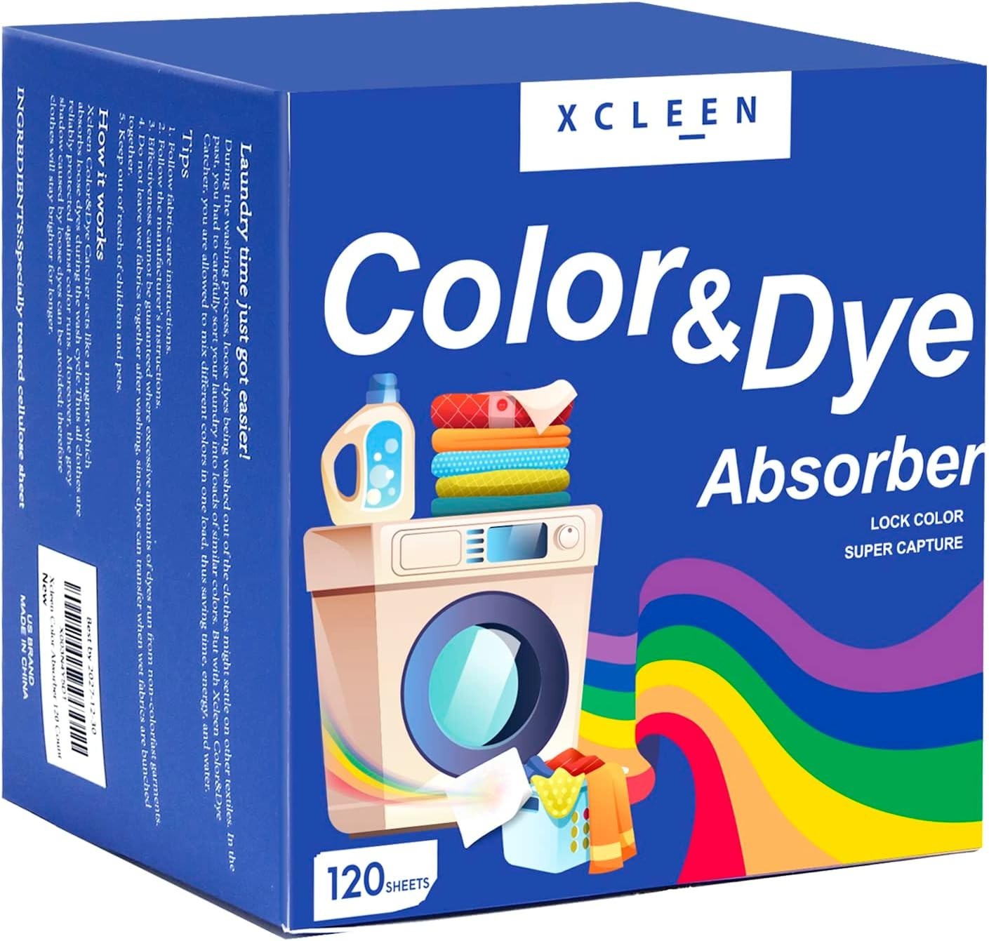 Color Absorber Laundry Sheets 120 Count, Dye Catcher to Prevent Clothes from …