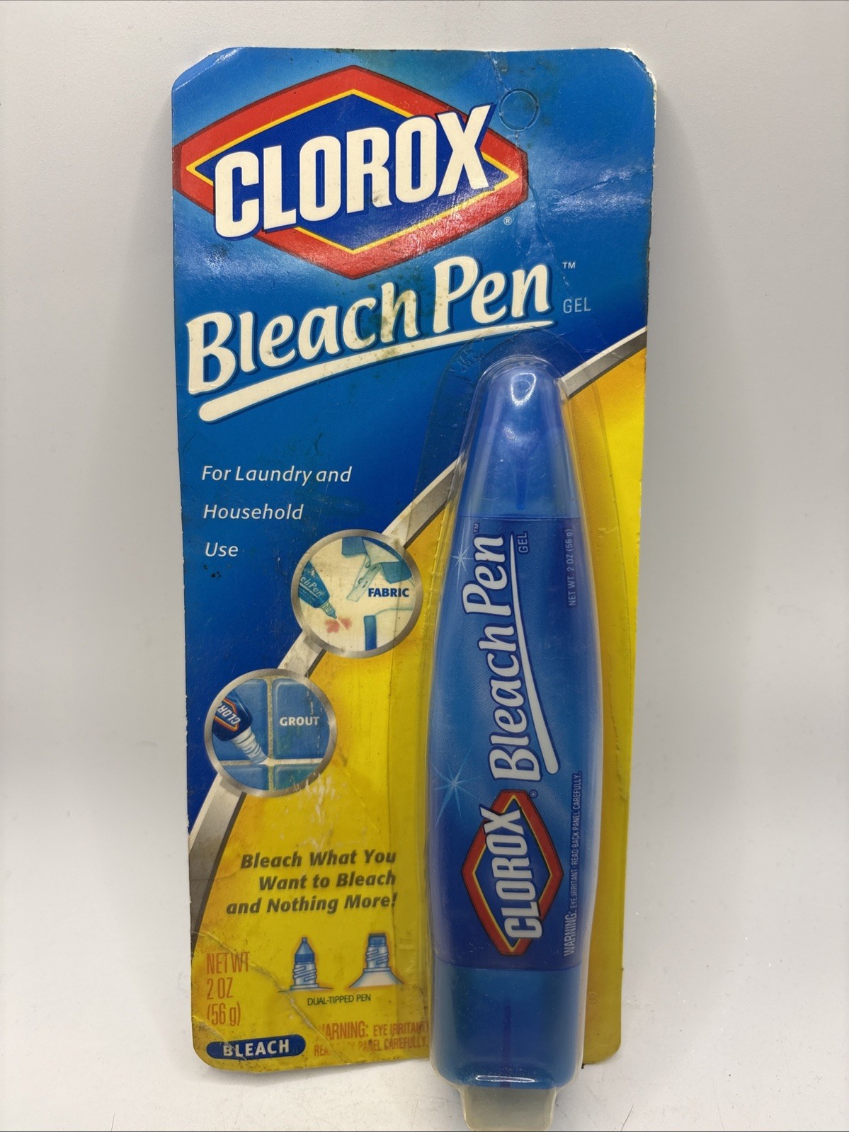 Vtg 2002 Clorox Bleach Pen Gel: For Laundry 2 Oz NEW Discontinued