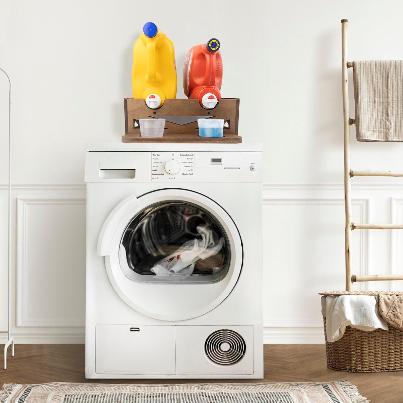 Laundry Detergent HolderCan Hold 2 Bottles of Laundry DetergentHolds up to 35…