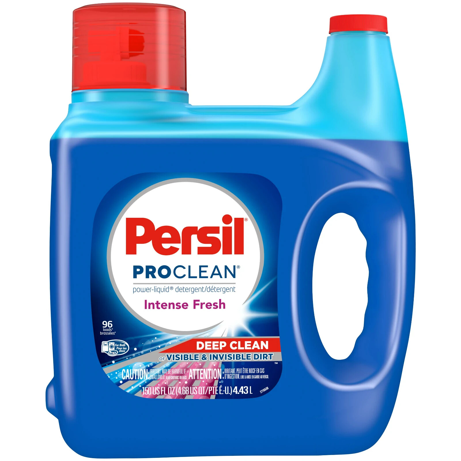 Persil Laundry Detergent Liquid, Intense Fresh, 150 Fluid Ounces, 96 Loads