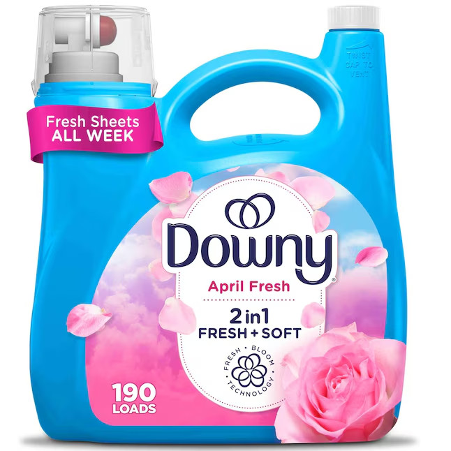 Lot of 2 Downy 140 oz Liquid Fabric Softener April Fresh Scent HE Safe