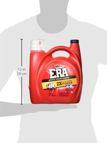 Era Active Stainfighter Laundry Detergent, 150 Oz, 96 Loads, Oxi Boosters