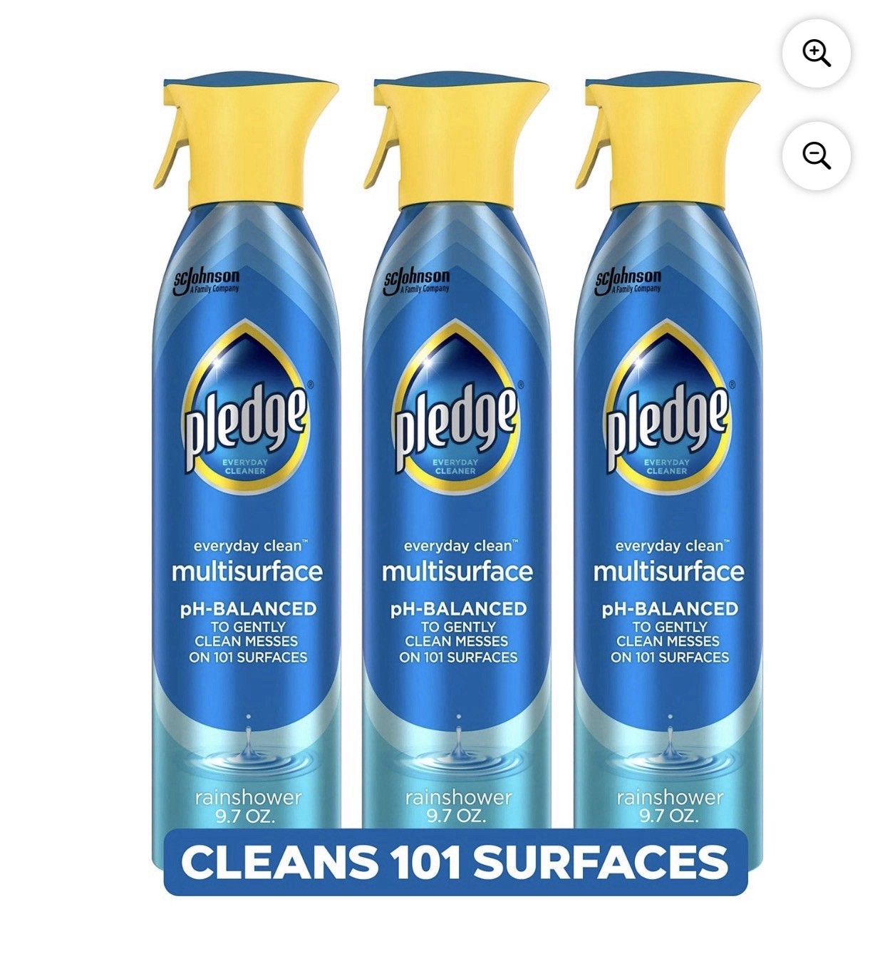 Pledge Multi-surface Cleaner, Rain-shower Scent (9.7 oz., 3 pk.)