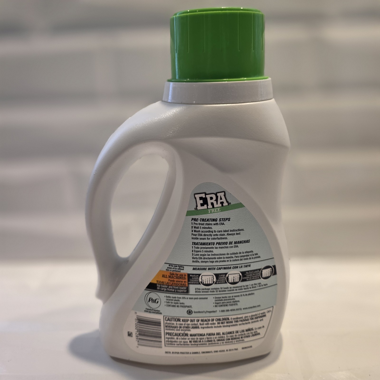 Era Free 2X Power Liquid Laundry Detergent, 32 Loads, 50 fl oz Discontinued HTF