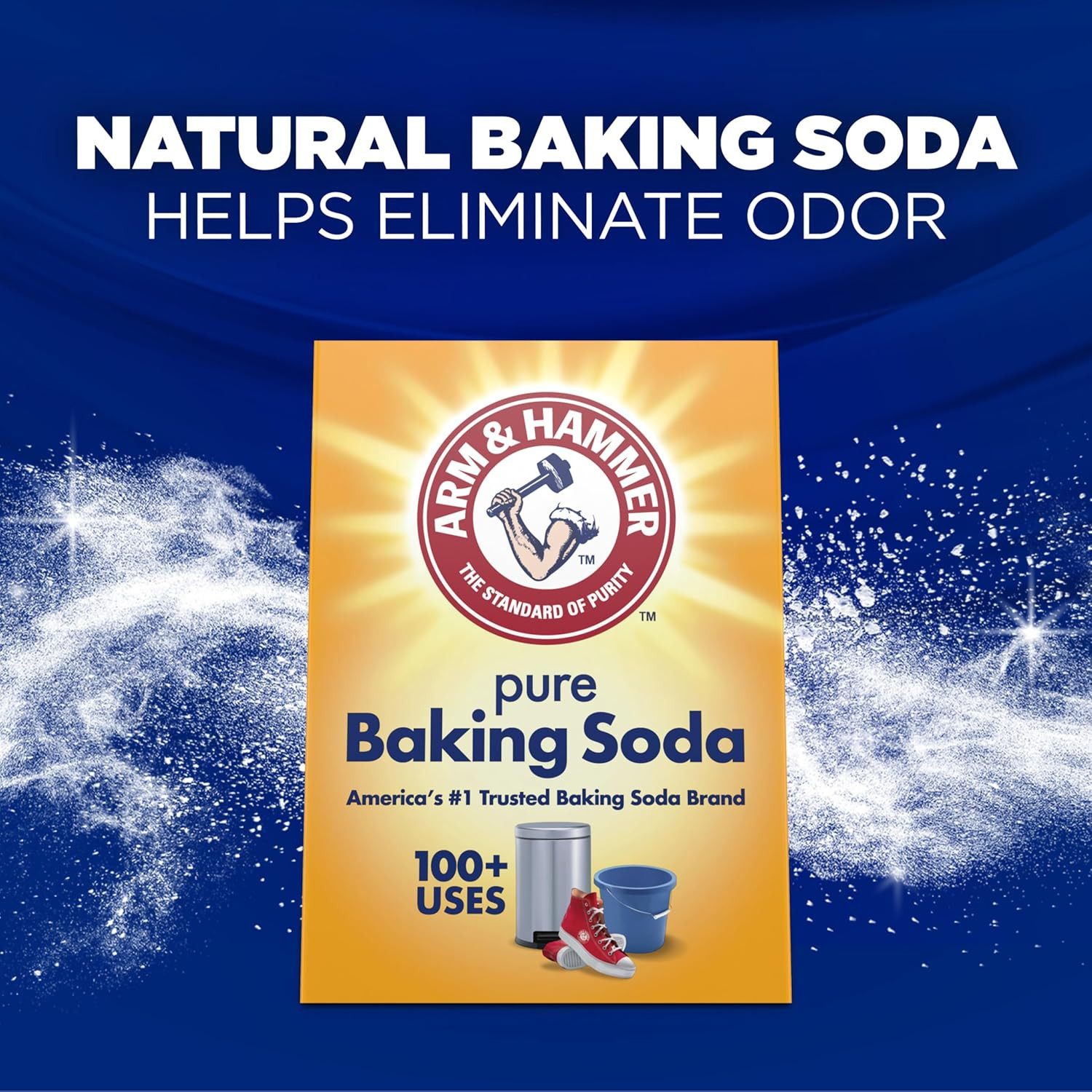 Laundry Detergent, Free of Perfume & Dyes, Powder, 100 Loads, 6.16 Lb