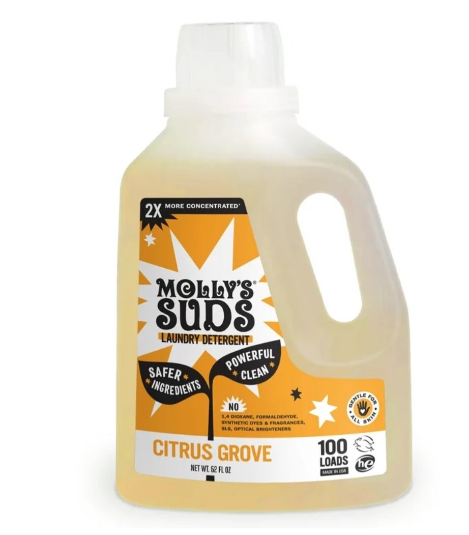 VEGAN LAUNDRY DETERGENT- Natural Liquid Laundry Detergent | High Efficiency (HE)