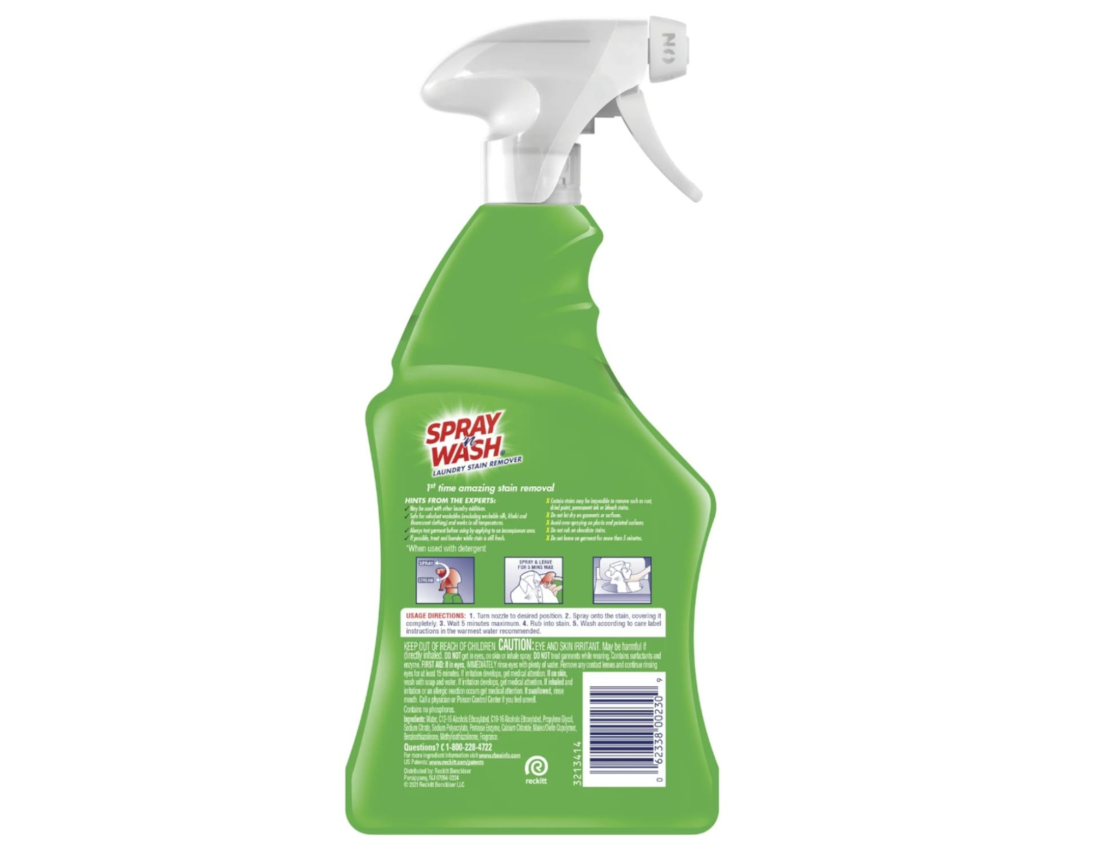 Spray n Wash Stain Remover Pre Treat Laundry Stain Remover 1 Count 16 oz