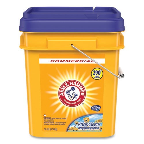 CDC3320001001 Arm & Hammer Powder Laundry Detergent Crisp Clean Scent 18 lb Pail
