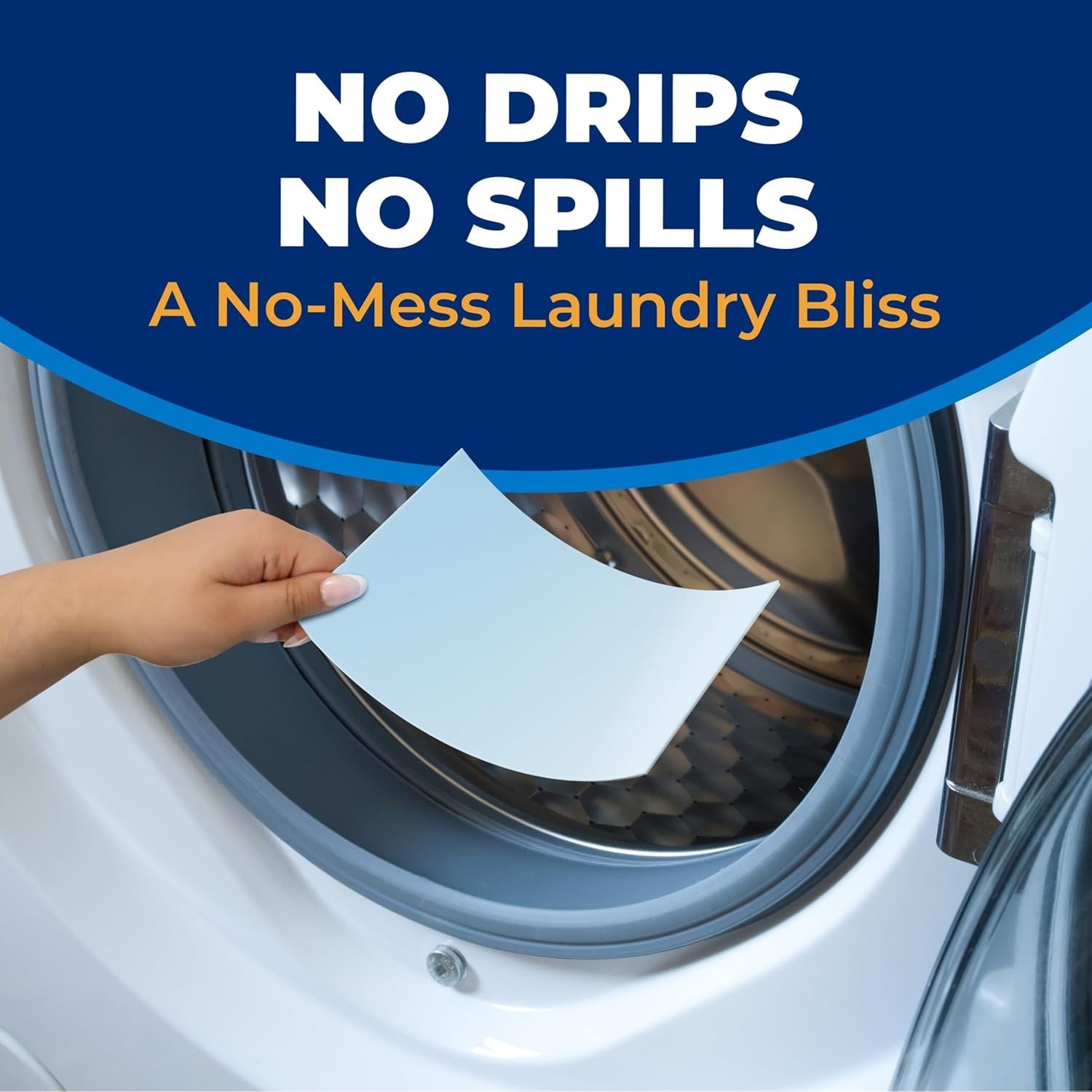 Eco-Conscious 50ct Power Sheets Laundry Detergent – Quick-Dissolve Fresh Linen