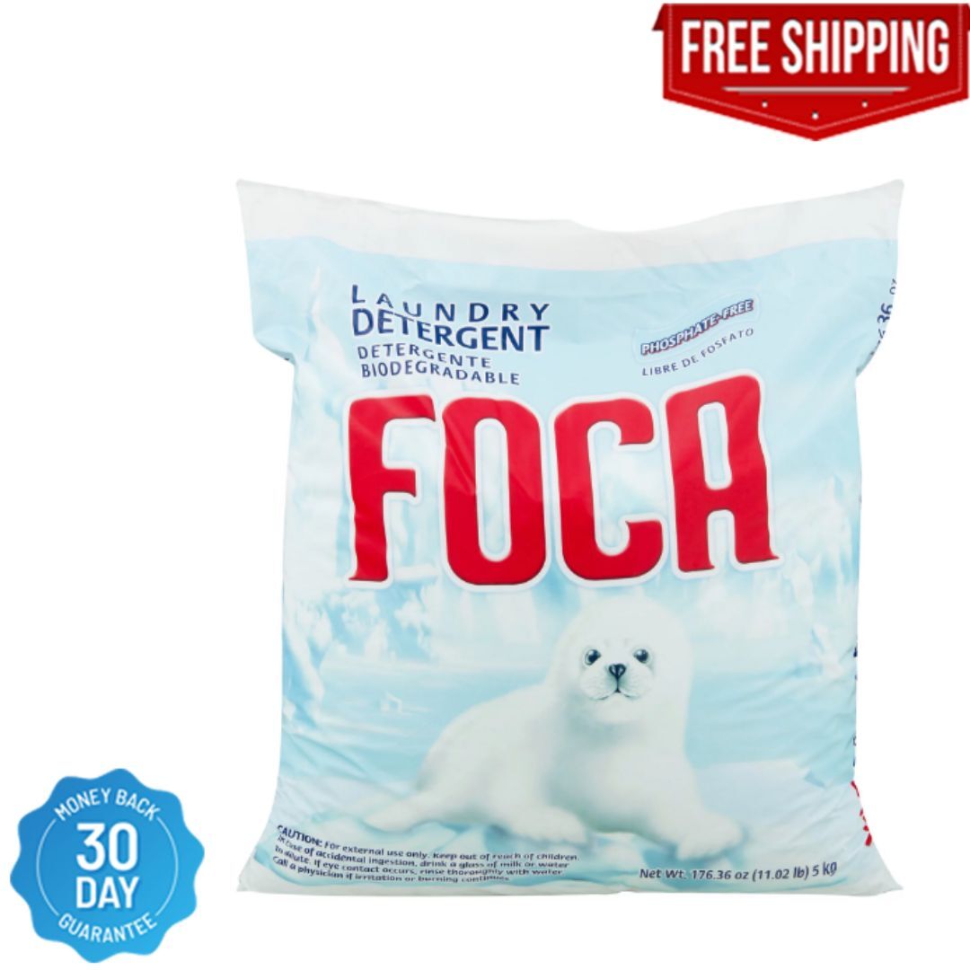Foca Phosphate Free Laundry Detergent, 176.36 oz. USA Free Fast Shipping.