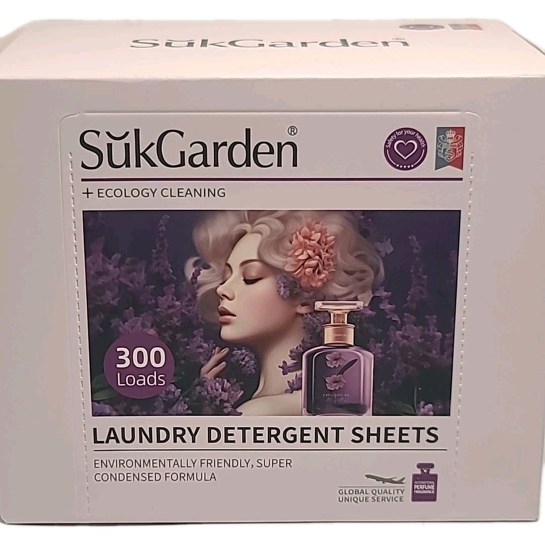 LAUNDRY DETERGENT SHEETS – 300 LOADS Eco-Friendly Washing Strips 09/2027