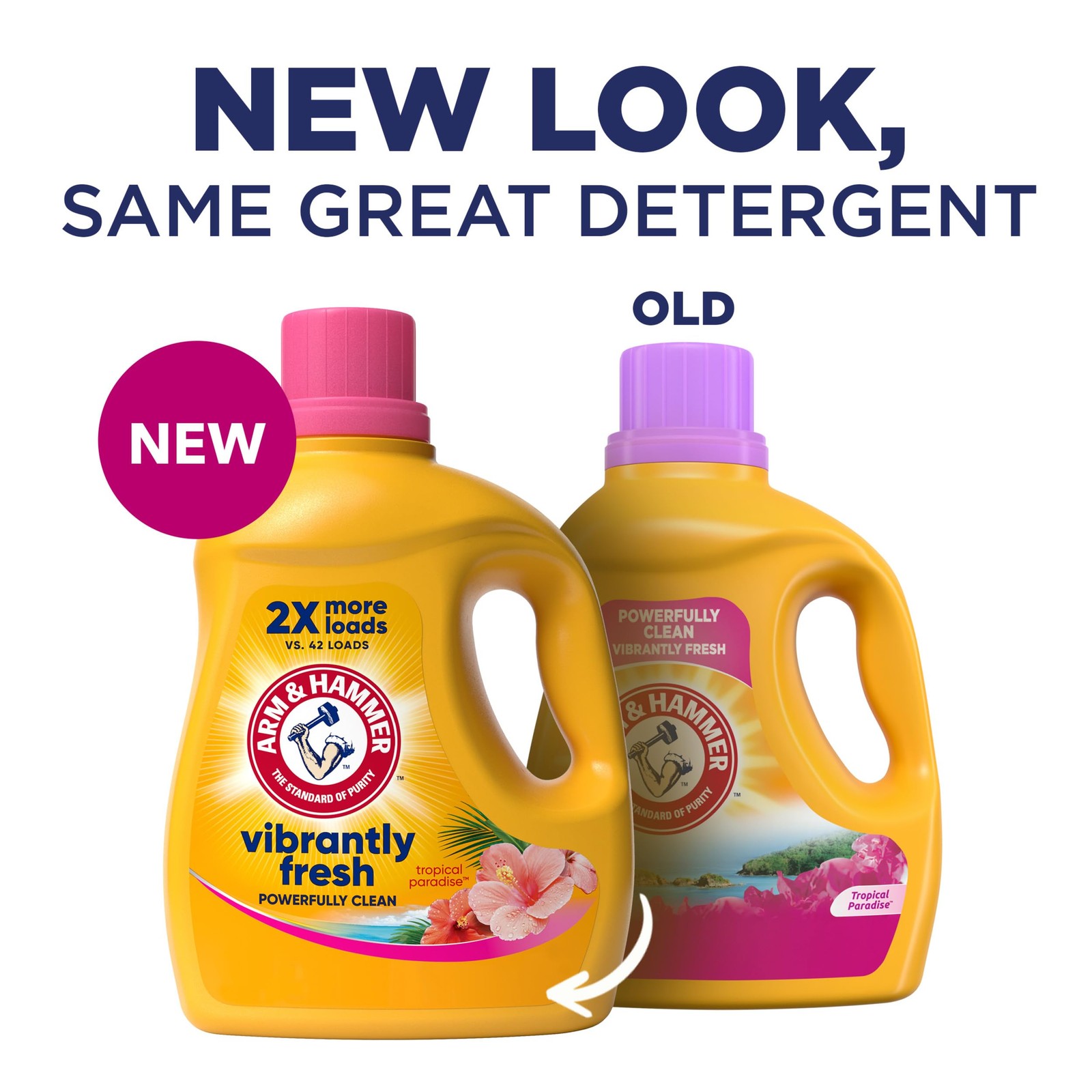 ARM & HAMMER Vibrantly Fresh Liquid Laundry Detergent 102.5 Fl Oz (Pack of 1)