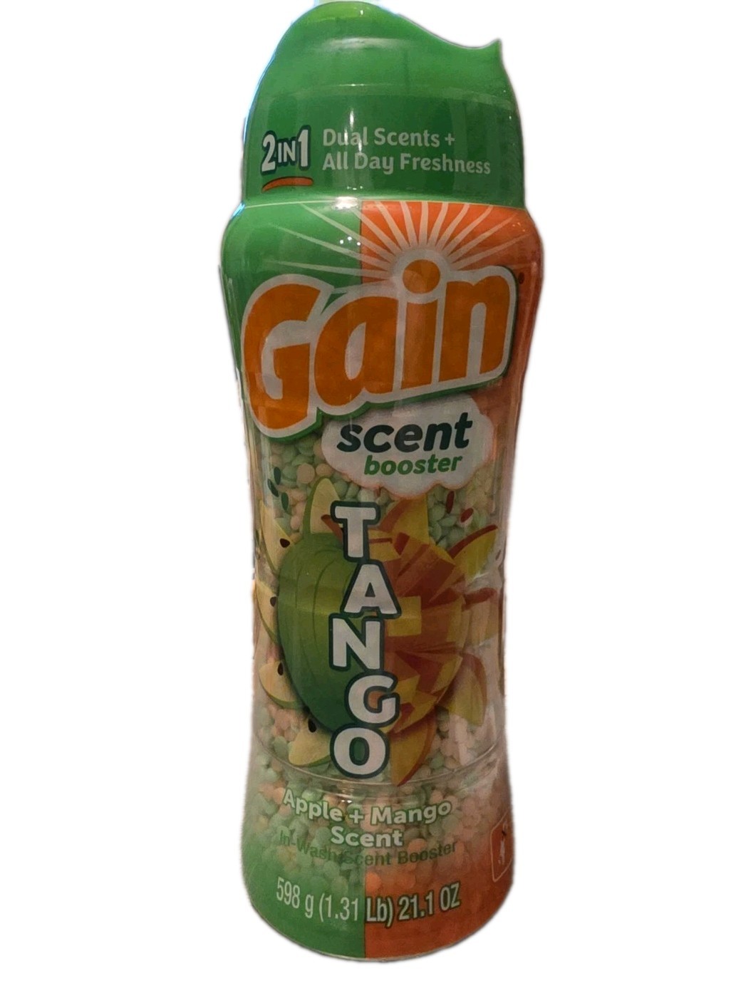 Gain Tango Apple Mango In-Wash Scent Booster Beads 21 oz New