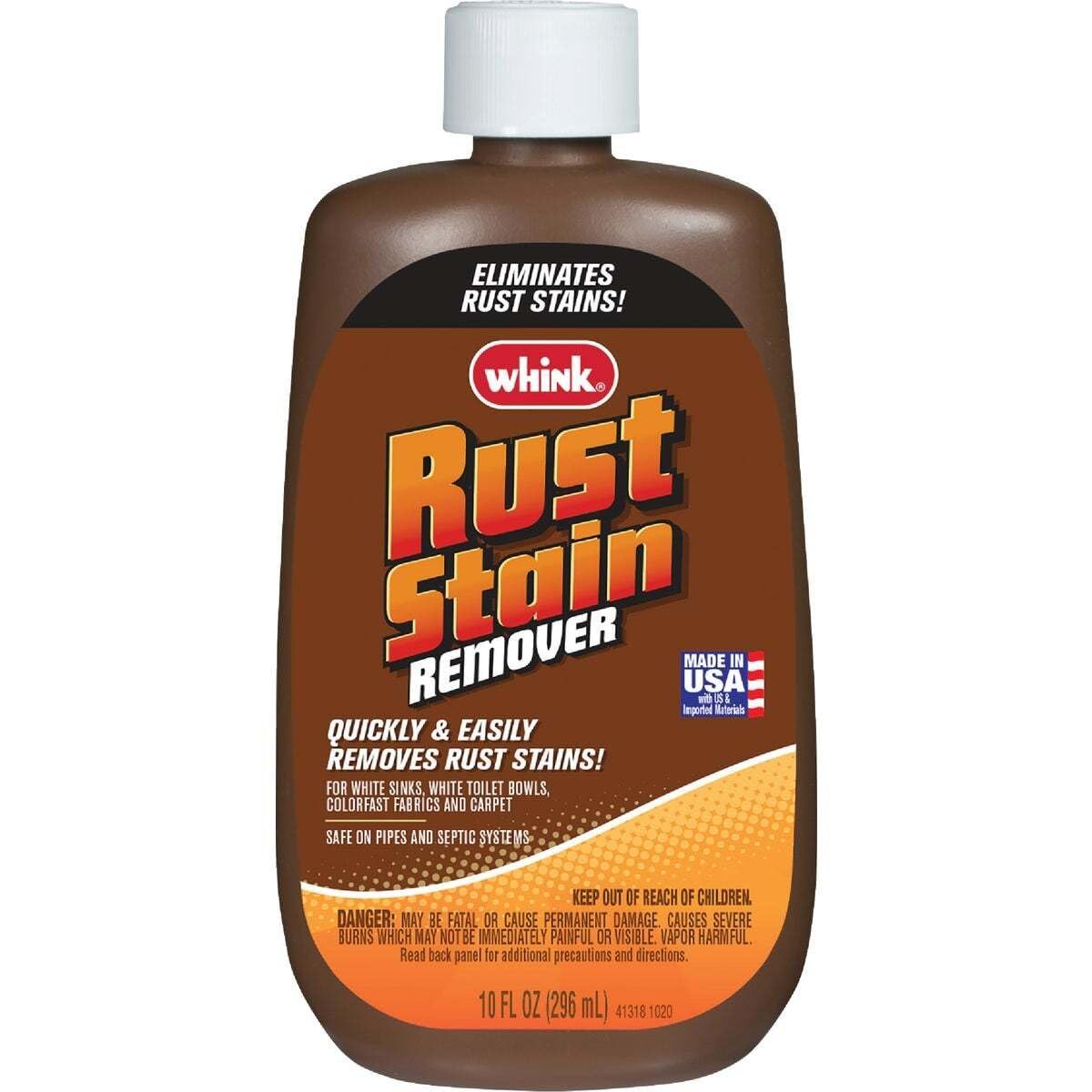 Whink 1281 10OZ Rust/Stain Remover, 10 oz, 10 10 Fl Oz (Pack of 1), No Color