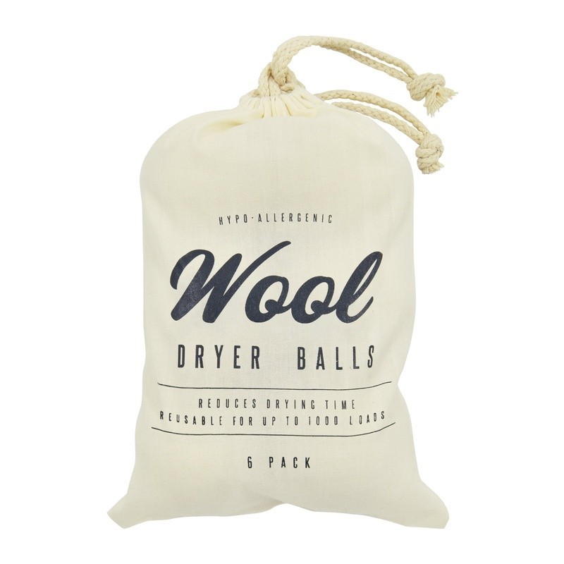 Wool Dryer Balls Chemical Free Natural Alternative to Dryer Sheets 6 Pack New