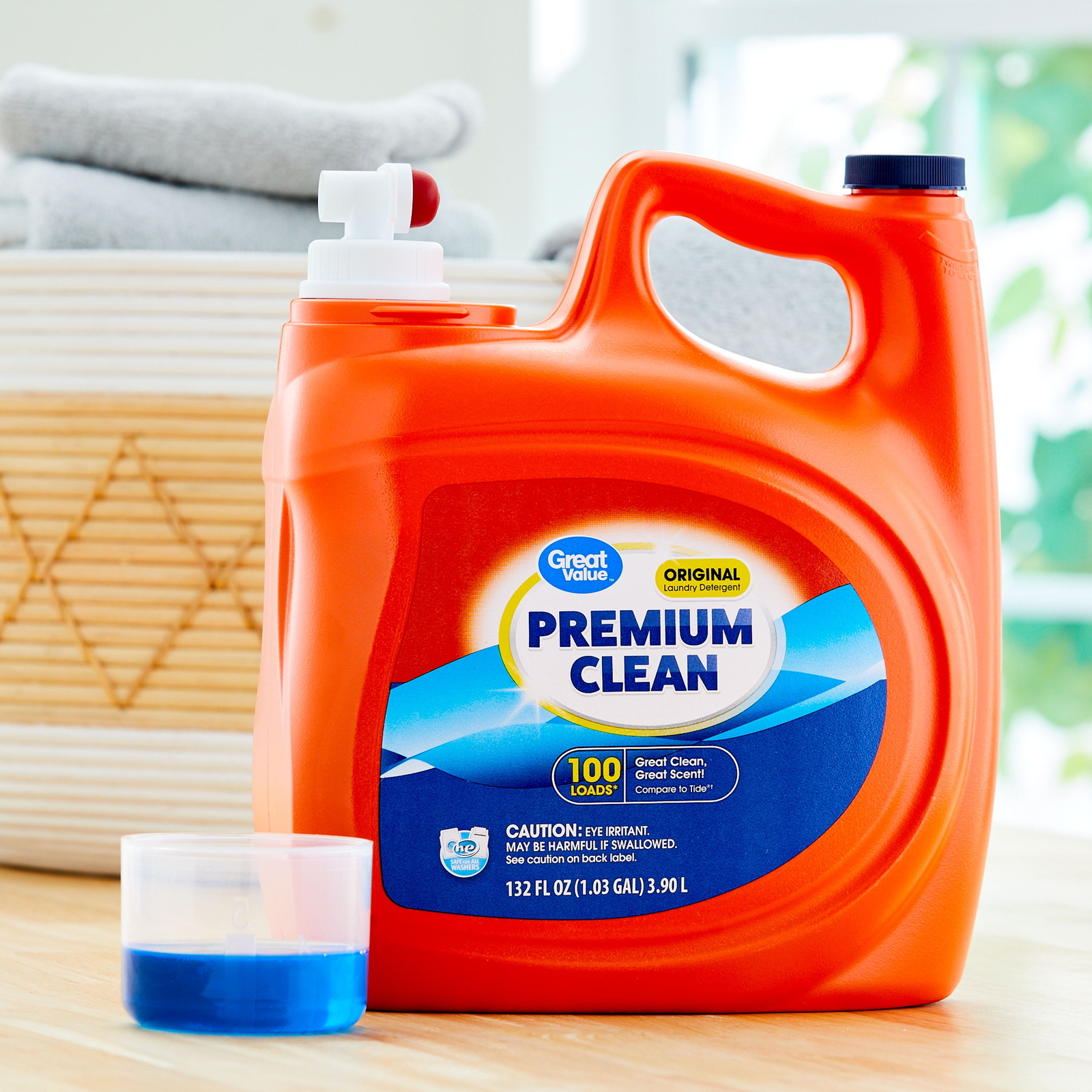 Premium Clean Original Laundry Detergent 132oz, 100 loads
