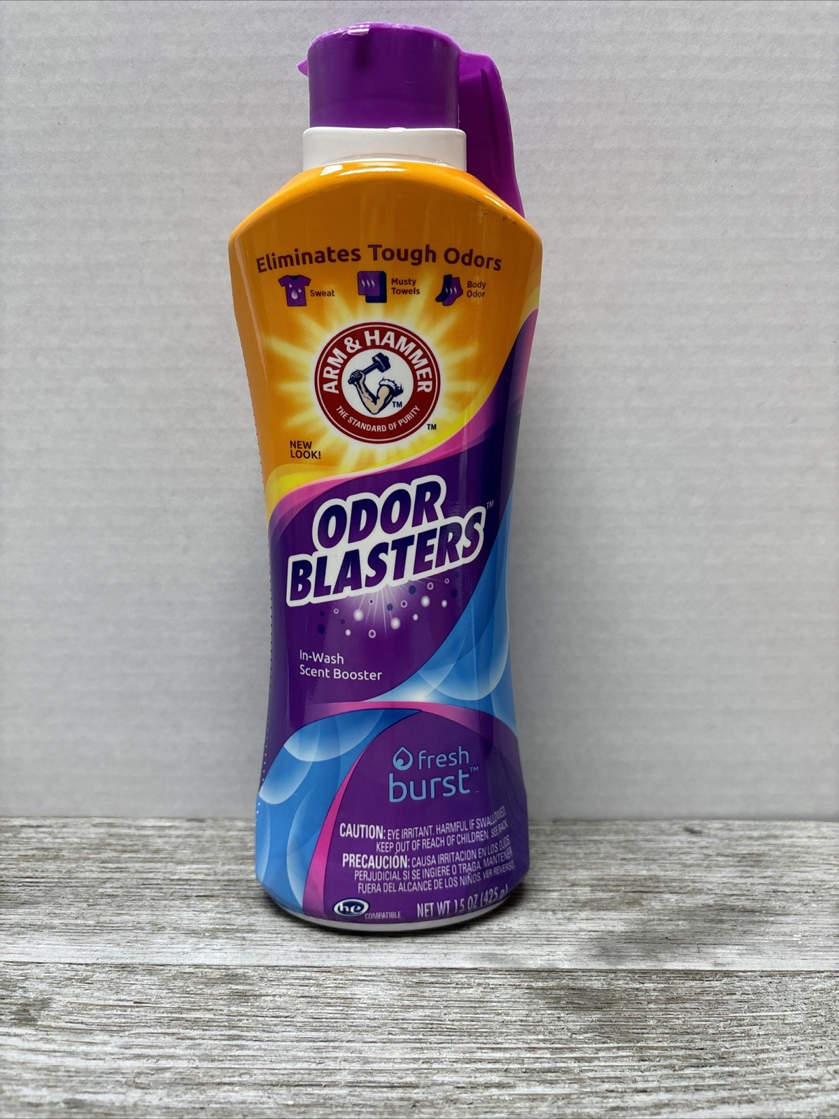 Arm & Hammer Odor Blaster In-Wash Scent Booster – Fresh Burst 15 oz ~Broken Top