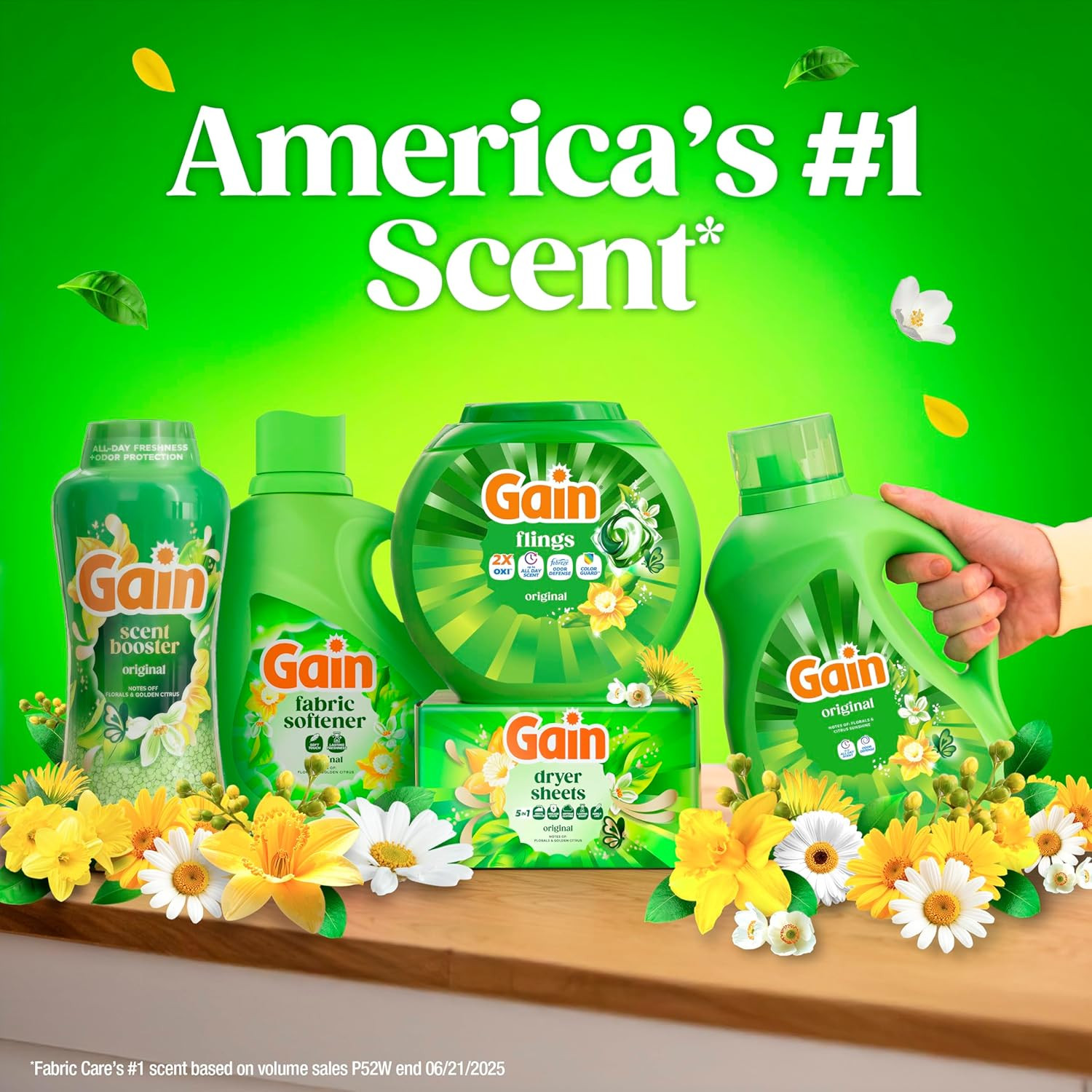 Liquid Laundry Detergent with Odor Defense, Original Scent, for HE Washing Machi