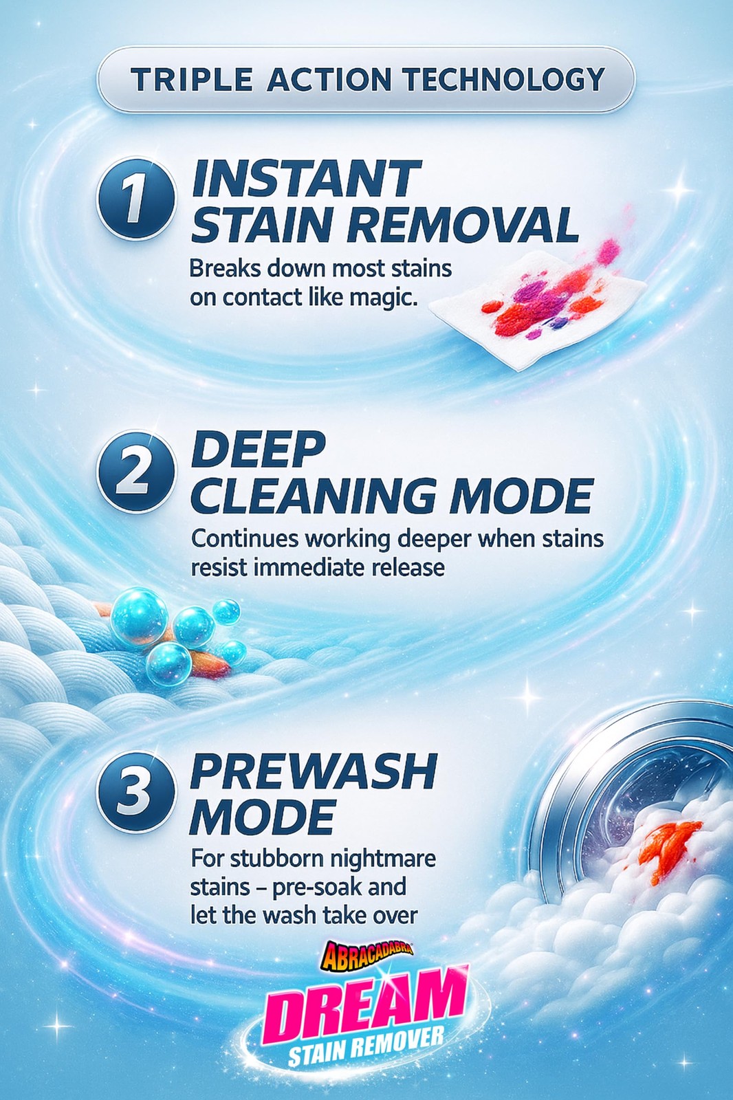 ® Dream Stain – 16oz Instant Stain Treatment for Fresh Spills & Set-In Stains…