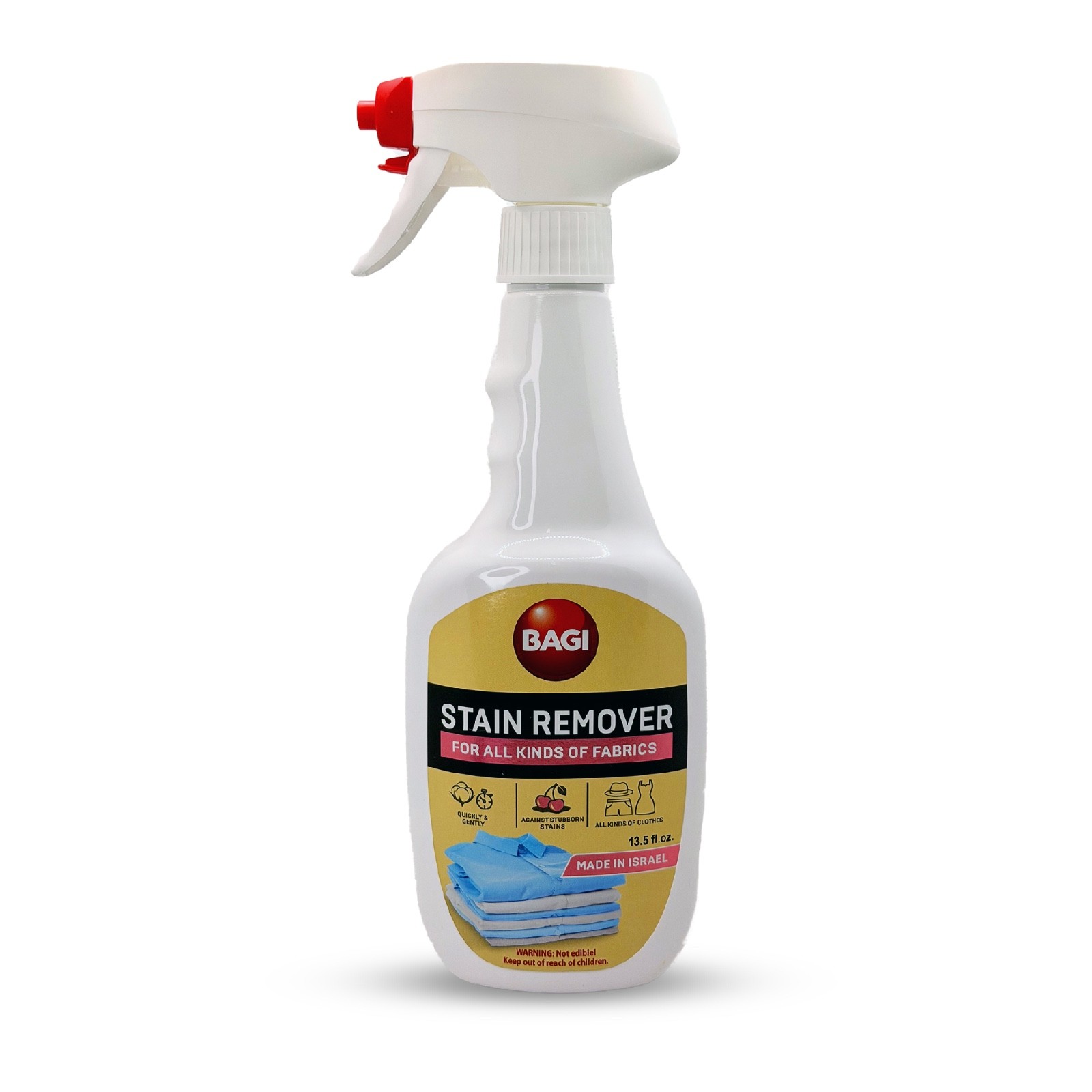 BAGI Stain Remover Spray for All Types of Fabric. Fast-Acting & Safe on Colors