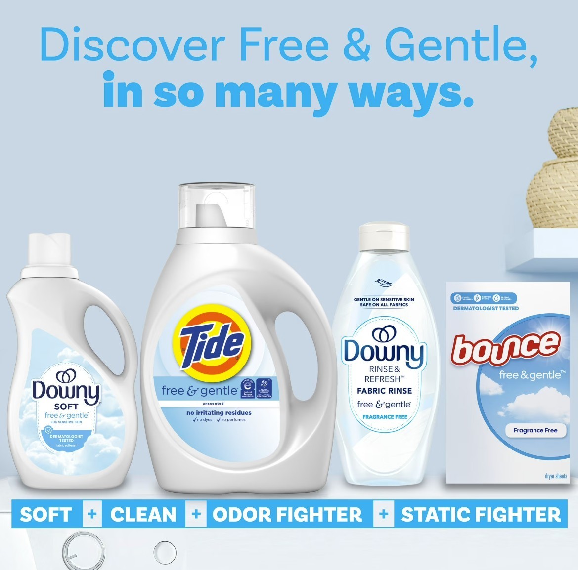 SALE-Tide Free & Gentle Liquid Laundry Detergent 105 fl oz 160 Loads Total 2 Pck