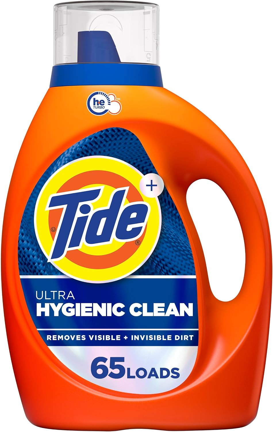 Tide Ultra Hygienic Clean Liquid Laundry Detergent, Original Scent, 92, 65 Loads