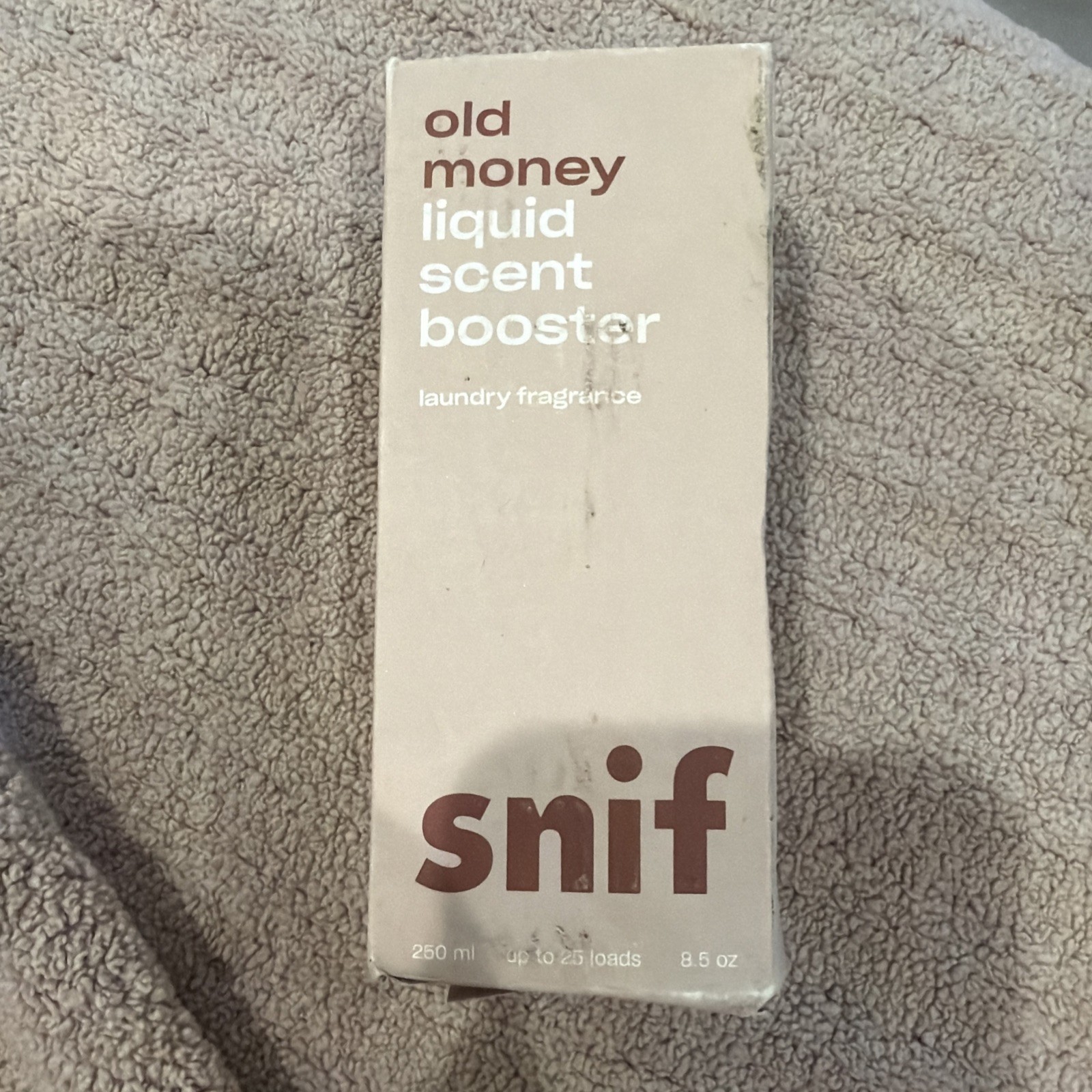 NIB Snif Old Money Liquid Scent Booster 25 Loads 8.5 fl oz Vegan USA made