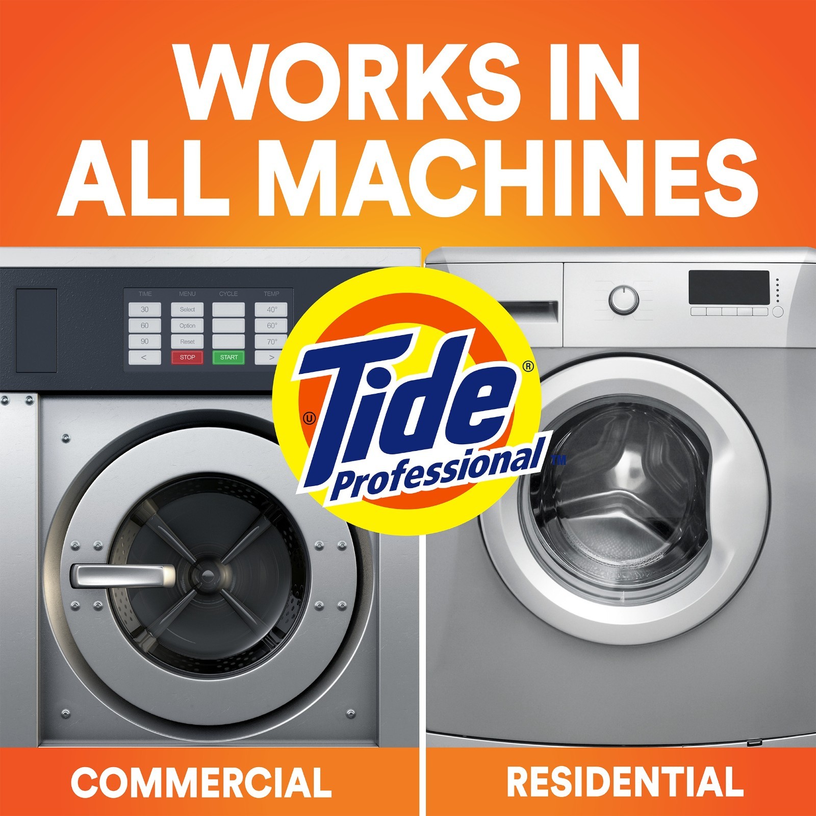 Tide Professional Powder Laundry Detergent Fresh Scent 197 oz Commercial 1 Box