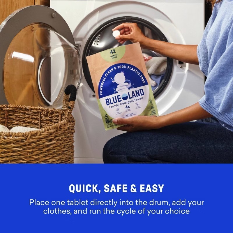 Blueland Fresh Dew HE Concentrated Laundry Detergent Tablets 40 Pacs – 8oz