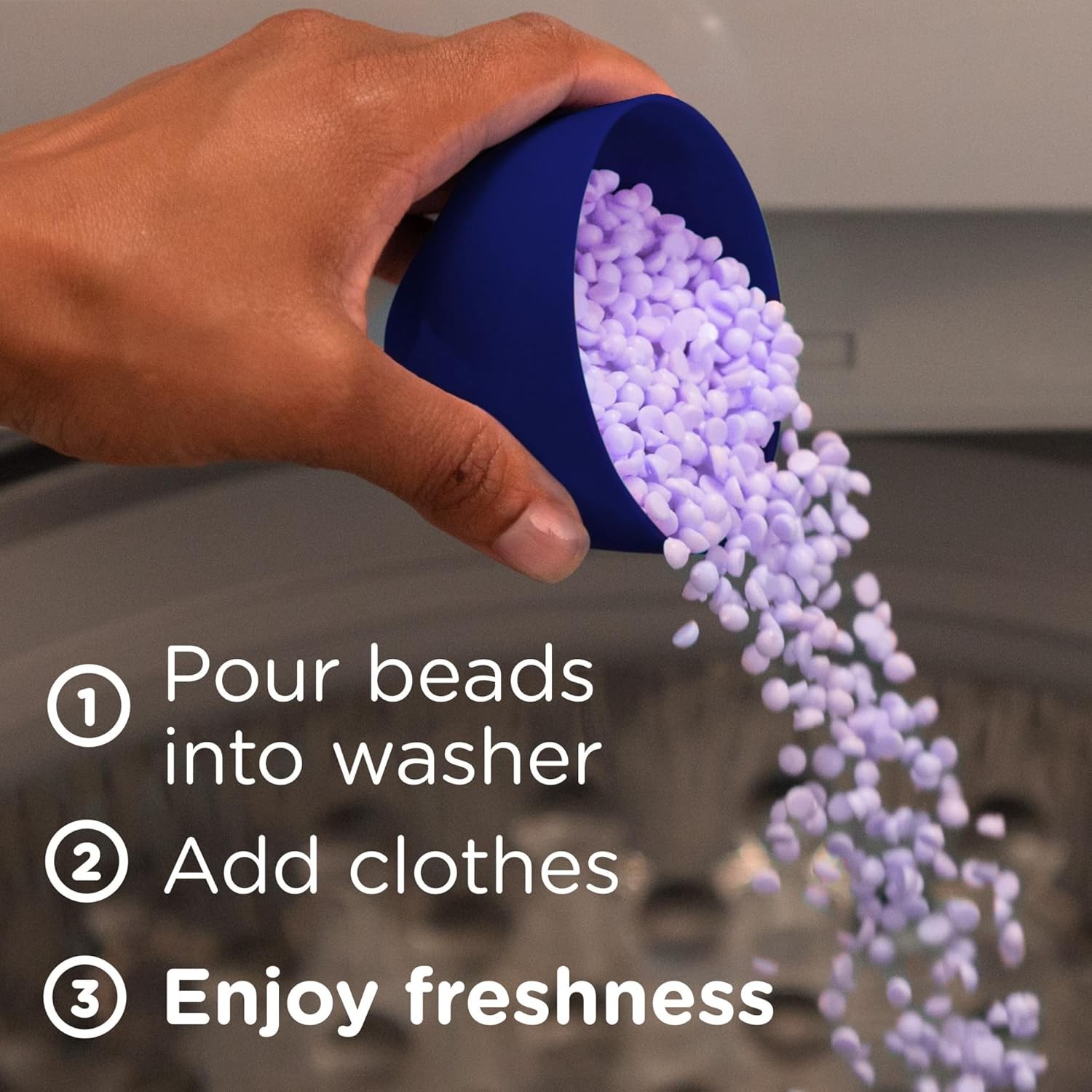 Downy Calm In-Wash Laundry Scent Booster Beads, Soothing Lavender and Vanilla Be
