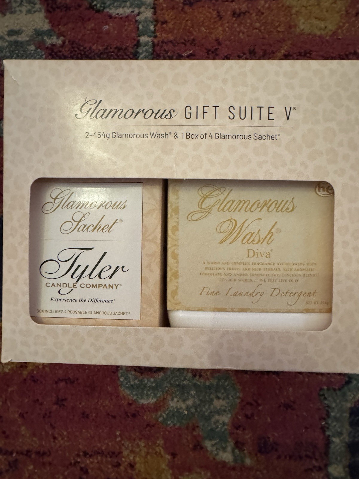Tyler Candle Company Glamorous Gift Suite V Diva Detergent 2x454g Sachets