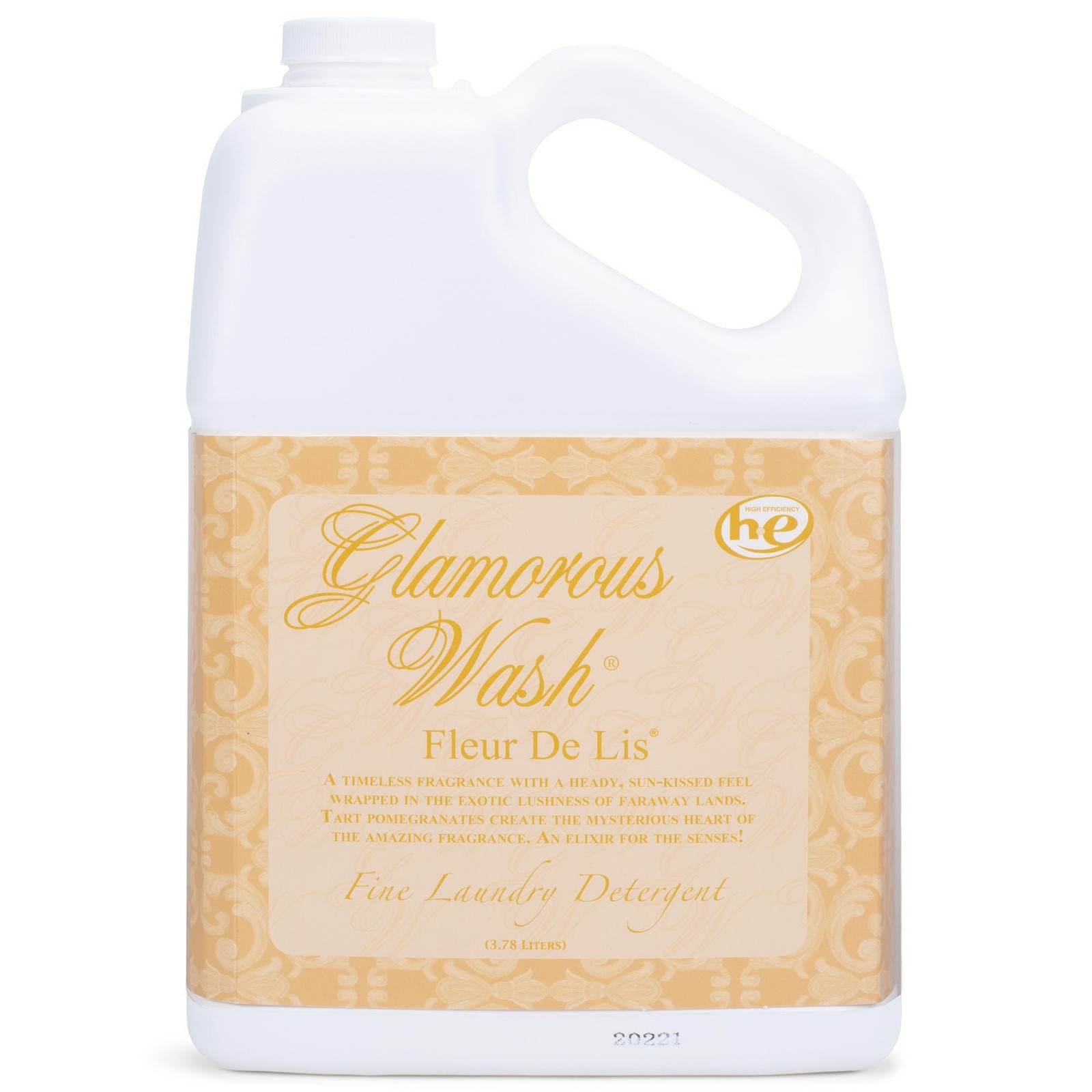 Fleur De Lis Glamorous Wash 128 Oz Fine Laundry Detergent Timeless Fragrance