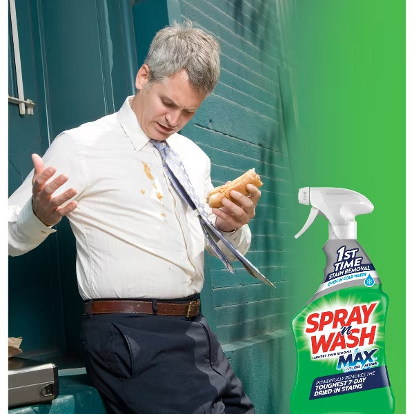 Spray ‘n Wash Max – Trigger 22oz: Stain Remover, Bleach-Free, Fresh Scent