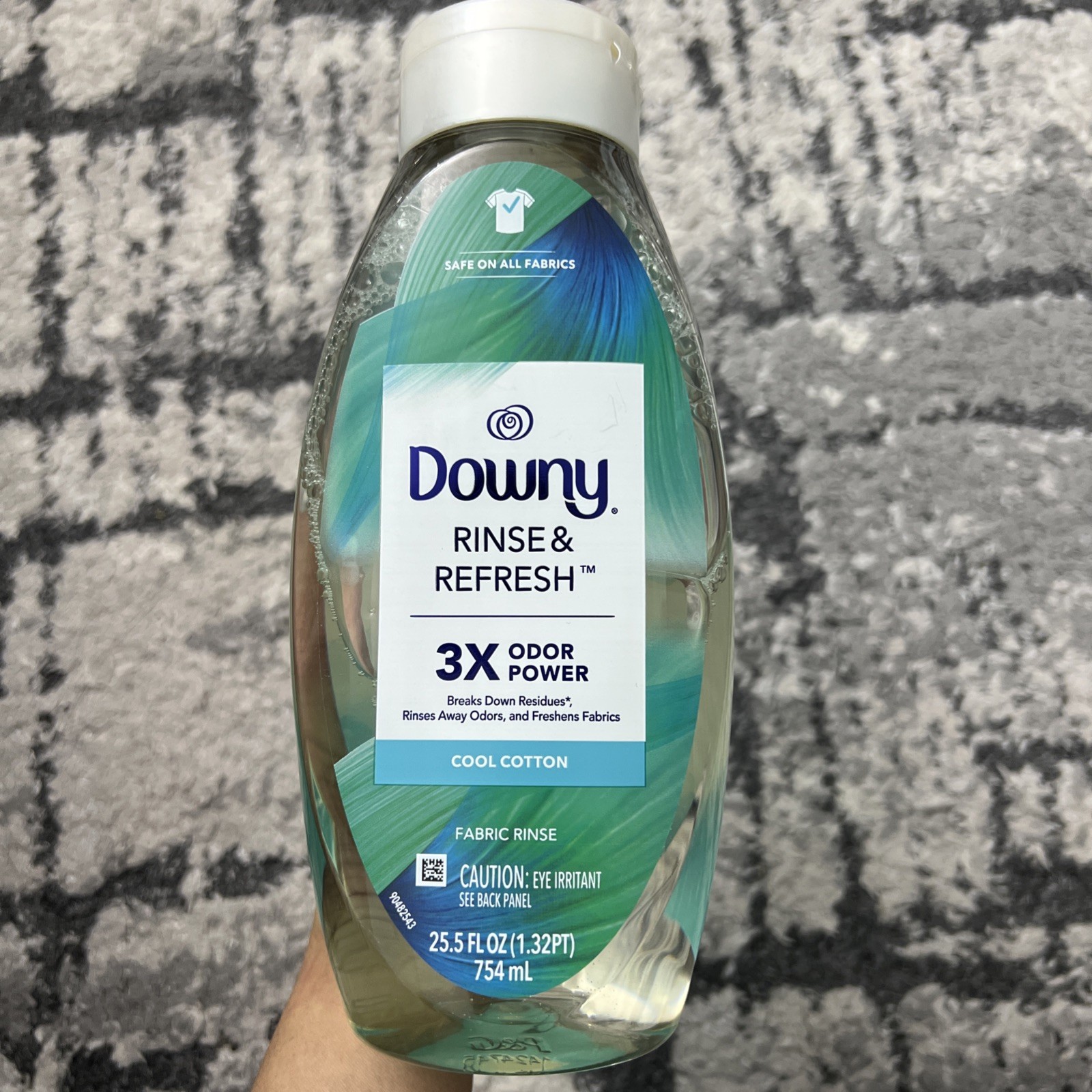 Downy Rinse & Refresh Cool Cotton Fabric Rinse 25.5 fl oz 3X Odor Power Liquid