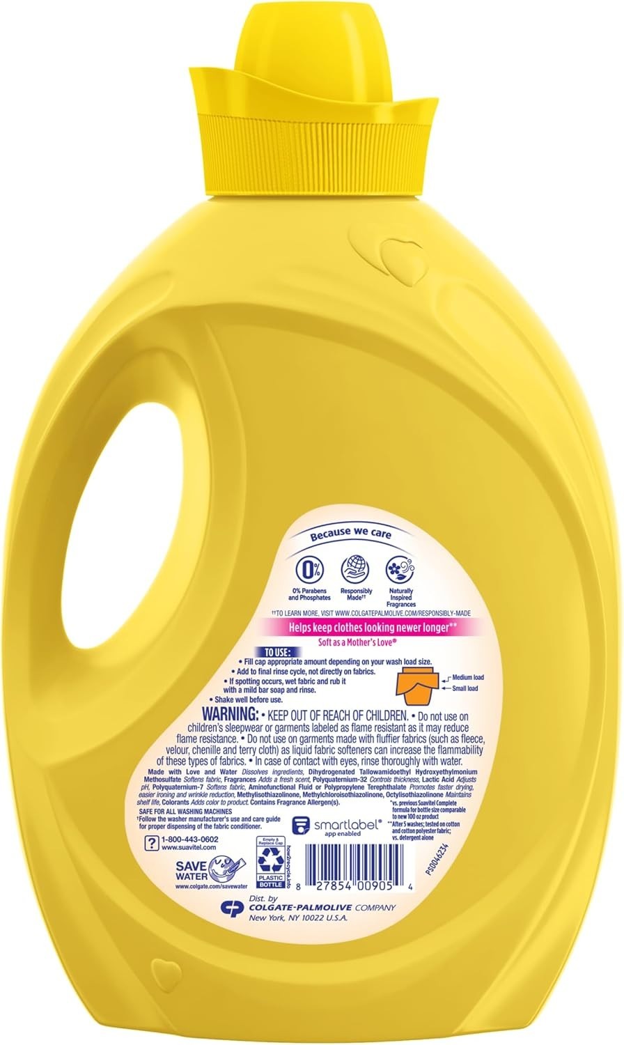 Complete Liquid Fabric Softener, Morning Sun Scent, 100 fl oz | Fabric Condit…