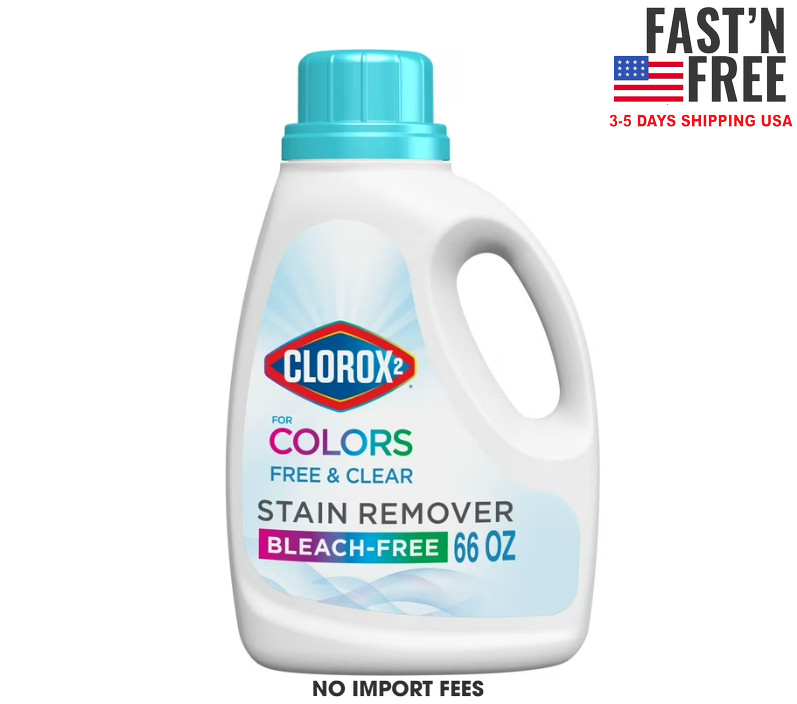 (4 pack) Clorox 2 for Colors Stain Remover and Laundry Additive, 66 fl oz