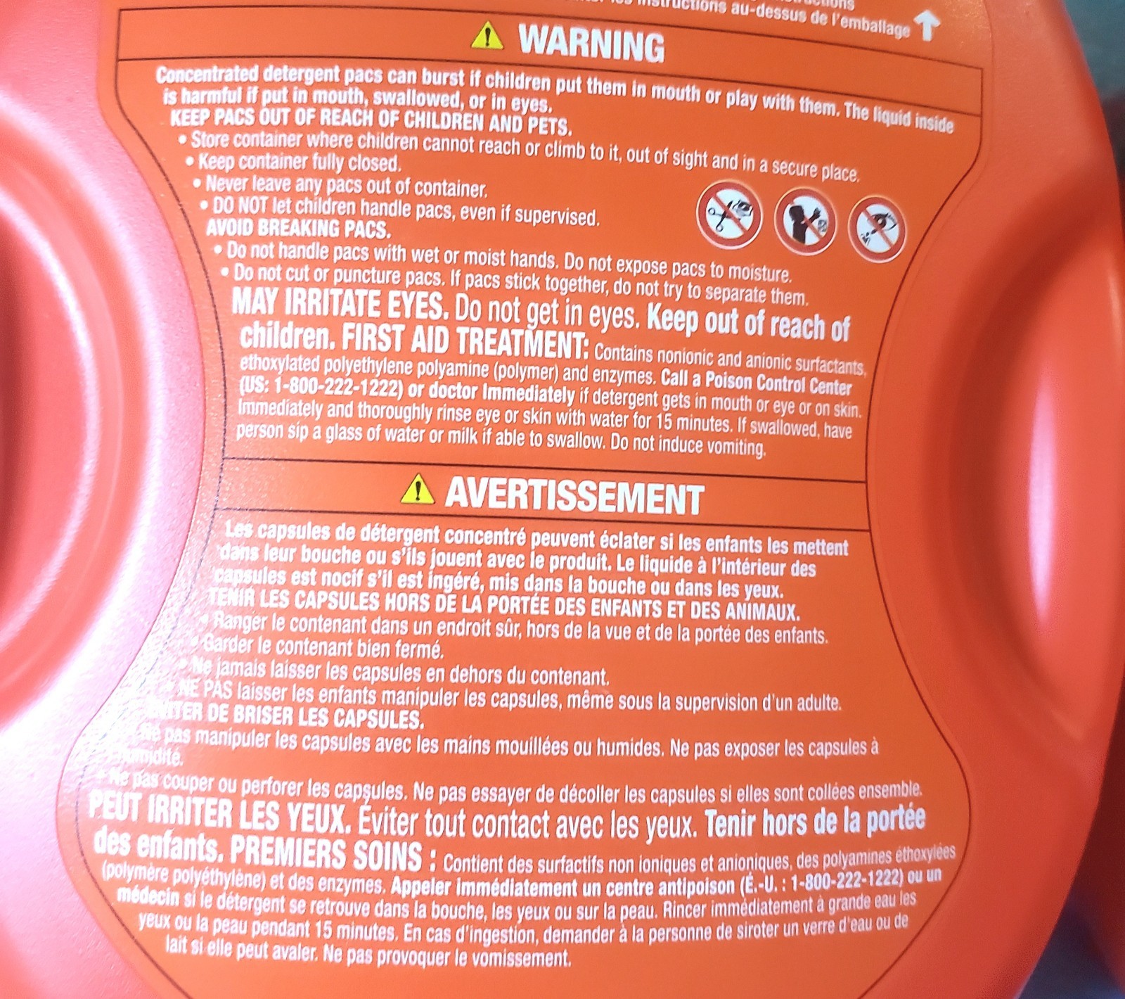 Two 3 in 1 Spring Meadow Scent Liquid Laundry Detergent Pods, 112-Count Each.